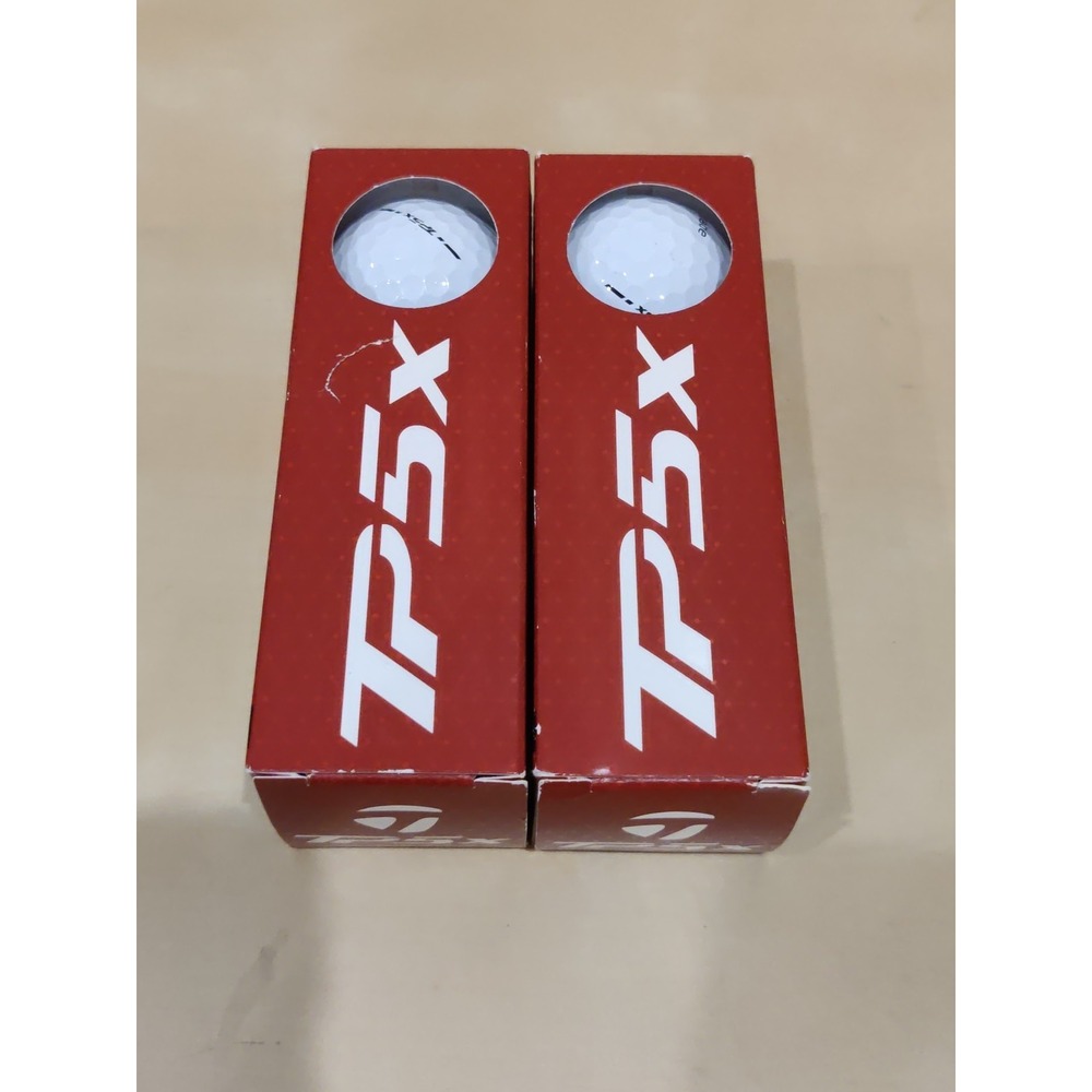 BRAND NEW 2022 Taylor Made TP5X golf balls White (2 Sleeves) 6 Balls - Picture 1 of 3